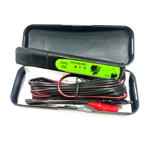 Caneta Teste de Polaridade 12V e 24V DC com 3 Leds e Lanterna - PLANA CPO250