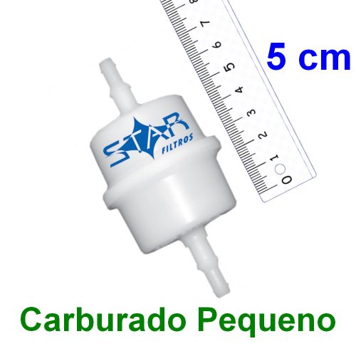 Filtro Combustível BG4000 Carburado Pequeno Para gasolina Bico Universal