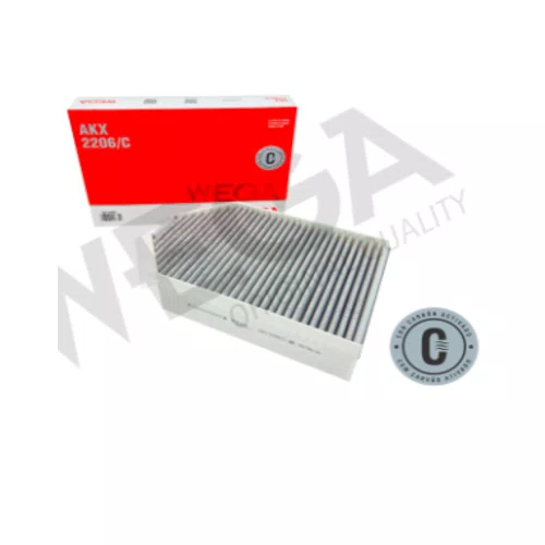 Filtro De Cabine Com Carvão - Wega AKX2206/C