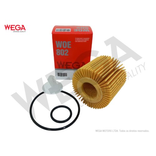 Filtro De Óleo WOE802 Lexus Es 350, Toyota Comry 3.5 V6 24v