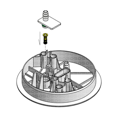 Flange Do Módulo De Combustível DS2409 Ford Ecosport, Fiesta