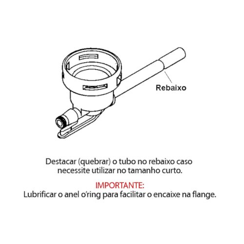 Flange Do Módulo De Combustível DS2420 VW Kombi 1.4 06> Flex