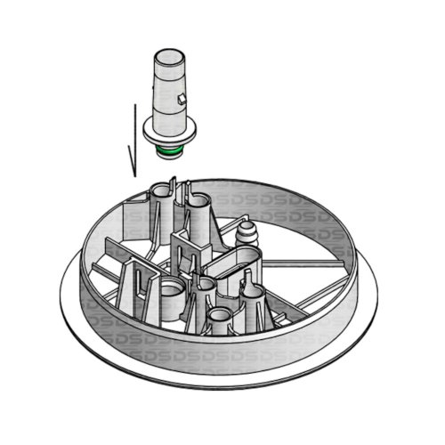 Flange Do Módulo De Combustível DS2422 Ford Ecosport, Fiesta
