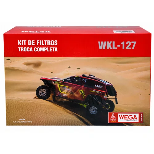 Kit Filtro Fiat Mobi 1.0 Fire, Strada 1.4 - Wega WKL127