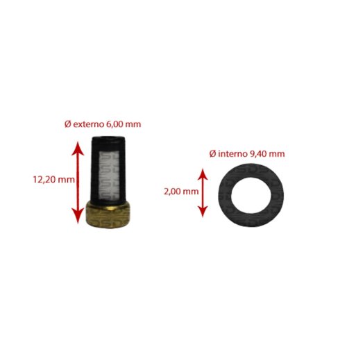 Kit Reparo Para Bico DS1249 Com Arruela Mpi Bosch, Rochester