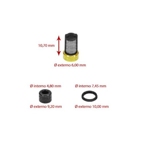 Kit Reparo Para Bico DS1269 Toyota Corolla 1.8 Flex