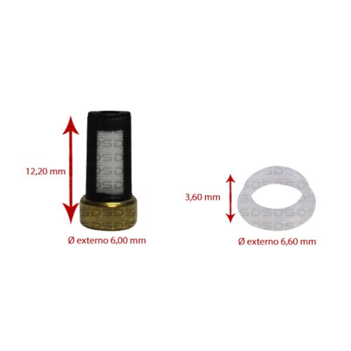 Kit Reparo Para Bicos DS1251 Ford Fiesta, Ka, Fiat Palio Uno