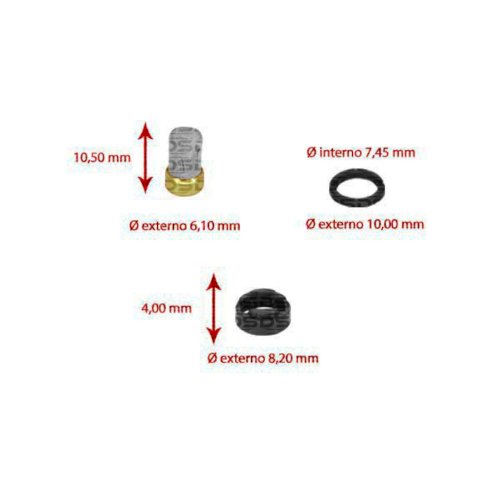 Kit Reparo Para Bicos DS1266 Toyota Corolla 2.0 16V Flex 10>13