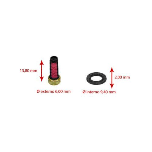 Kit Reparo Para Bicos DS1267 GM Corsa, Celta Flex