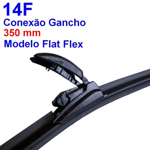 Palheta Flat Flex 14 Polegadas Conexão Gancho - DNA14F