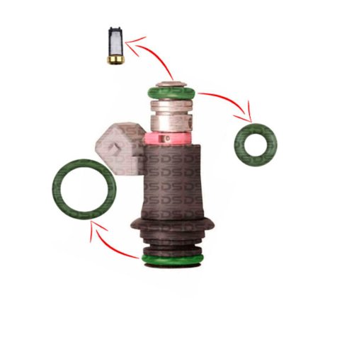 Reparo Bico Com Filtro DS1244 VW Fox, Gol G4 G5, Voyage