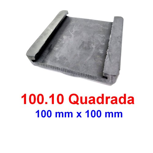 Sapata Quadrada 100x100 Borracha Elevador - POTENCIAL 100.10