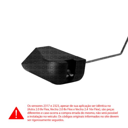 Sensor De Nível DS2317 Astra, Vectra, 2.0, 2.4, 16V Flex 05>
