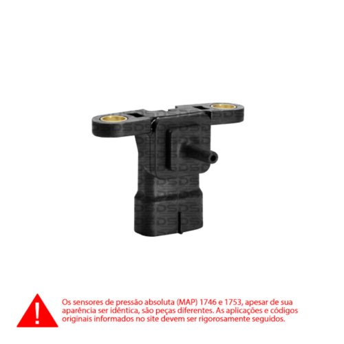 Sensor De Pressão Absoluta (MAP) DS1746 Mini, Toyota
