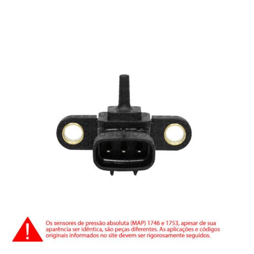 Sensor De Pressão Absoluta (MAP) DS1746 Mini, Toyota