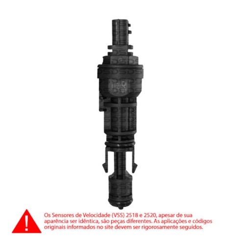Sensor De Velocidade (VSS) DS2520 Renault Scenic 2005> Hi Flex