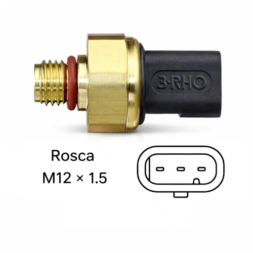 Sensor Pressão de Óleo Ford Ka, Edge, Ecosport - 3RHO 77126