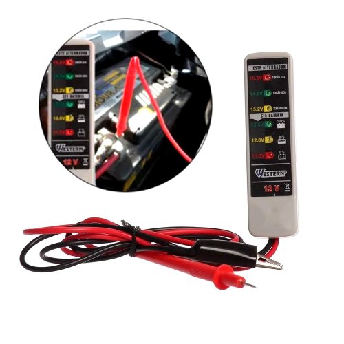 Teste de Bateria e Alternador 12V - Western TBAN-100/2