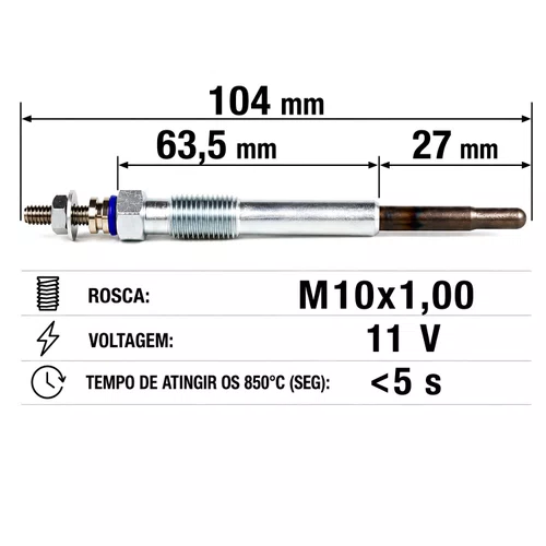 Vela Aquecedora Gm Tracker 2.0, Suzuki Grand Vitara -HC132