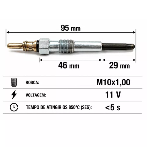 Vela Aquecedora Jeep Cherokee Diesel HC152