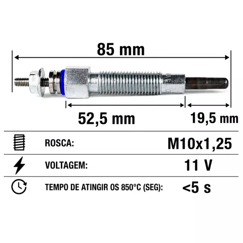 Vela Aquecedora Terrano Pathfinder 2.7 Caravan -HC180
