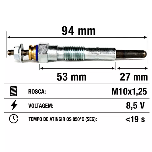Vela Aquecedora Land Cruiser Daihatsu -HC198