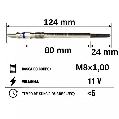 Vela Aquecedora Range Rover 2.7, 3.6 -HC353
