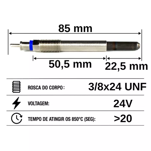 VELA AQUECEDORA HC495 CATERPILLAR ESCAVADEIRA D4/7, 3204