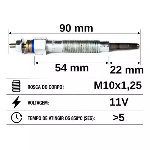 VELA AQUECEDORA HC519 HYUNDAI H1, H100, H200