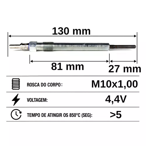 VELA AQUECEDORA HC602 VW AMAROK 2.0 TDI 2007>
