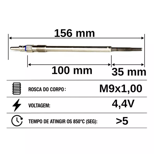 Vela Aquecedora Toro 2.0, Renegade, Compass -HC632
