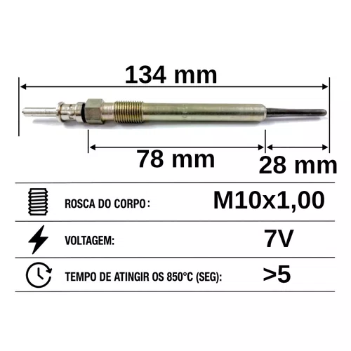 VELA AQUECEDORA HC641 BMW X5 M50, XDRIVE30