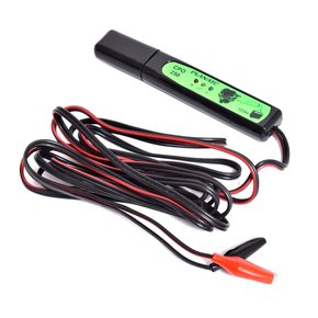 Caneta Teste de Polaridade 12V e 24V DC com 3 Leds e Lanterna - PLANA CPO250