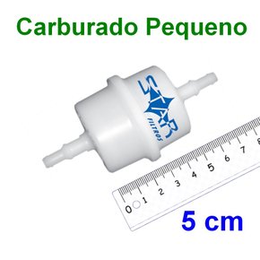 Filtro Combustível BG4000 Carburado Pequeno Para gasolina Bico Universal