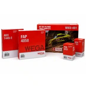 Kit Filtro Peugeot, Citroen Diesel - Wega WKU481