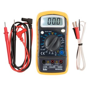 Multímetro Digital com Sensor de Temperatura e Visor Iluminado - EDA 9KD