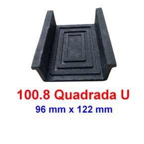 Sapata Quadrada U 96x122 Borracha Elevador - POTENCIAL 100.8