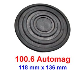 Sapata Redonda 118x136 Borracha Elevador AUTOMAG - POTENCIAL 100.6