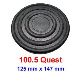 Sapata Redonda 125x147 Borracha Elevador QUOEST - POTENCIAL 100.5