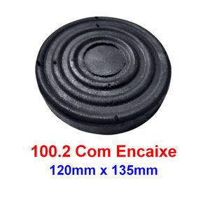 Sapata Com Encaixe 120x135 Borracha Elevador - POTENCIAL 100.2