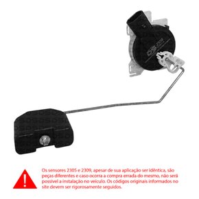 Sensor De Nível DS2309 Fiat Palio Flex 1.3, 1.4, 1.8 2004>
