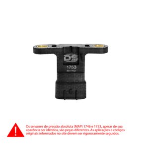 Sensor De Pressão Absoluta (MAP) DS1753 Toyota Hilux Diesel 06>