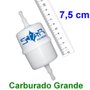 Filtro Combustível BA2000 Carburado Grande Para Álcool e Gasolina Bico Universal