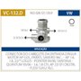 Flange Água VC132D VW Ap Todos Injeção Gasolina e Flex