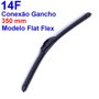 Palheta Flat Flex 14 Polegadas Conexão Gancho - DNA14F
