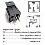Rele 4 Pinos 40A 12V Uso Geral VW, GM, FORD, FIAT, TOYOTA - DNI0102