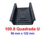 Sapata Quadrada U 96x122 Borracha Elevador - POTENCIAL 100.8