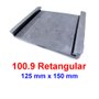 Sapata Retangular 125x150 Borracha Elevador - POTENCIAL 100.9