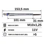 VELA AQUECEDORA HC541 HYUNDAI H1 2.5 CRDI, HR 2.5 2013>, KIA